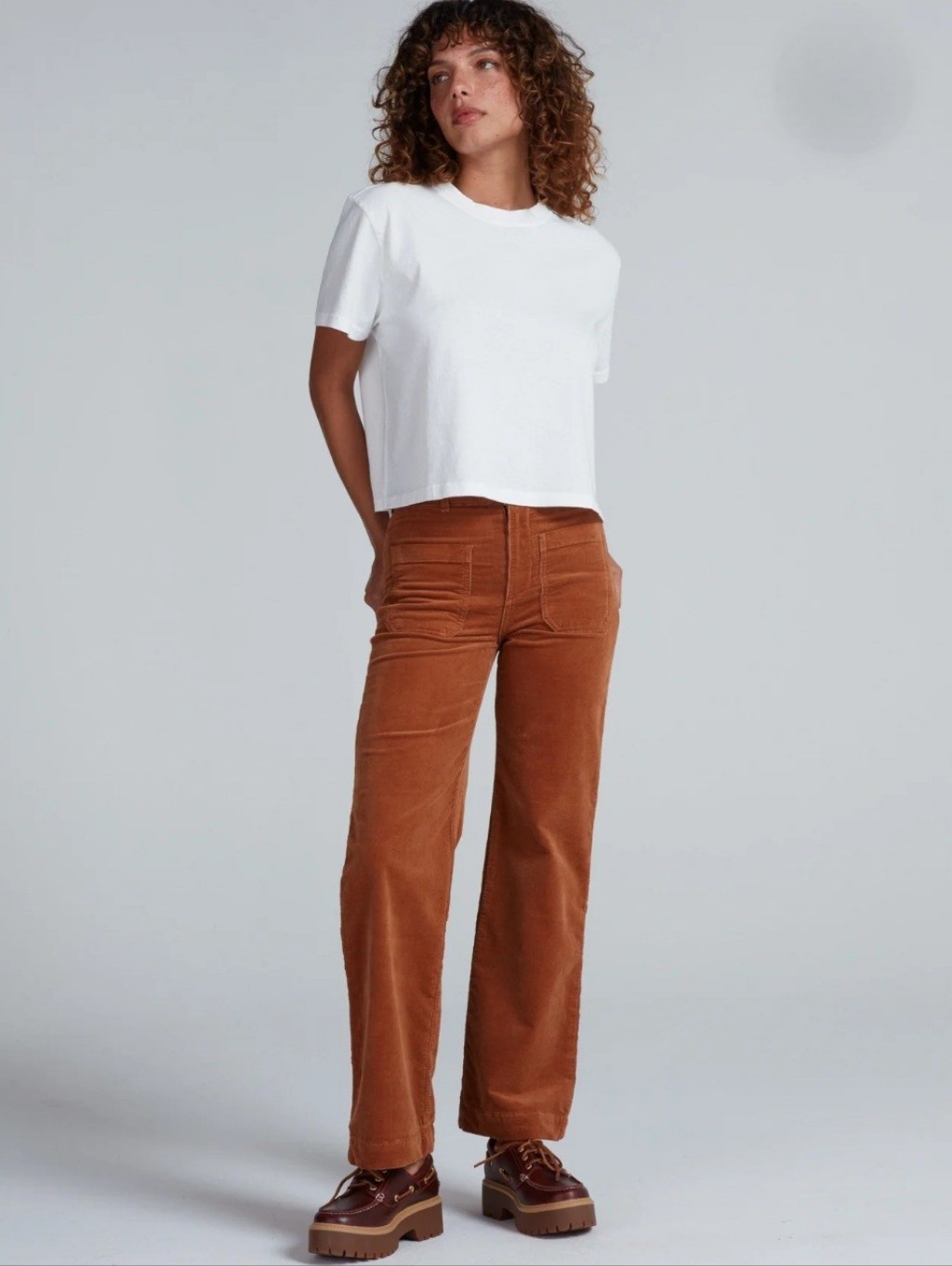 Askk Ny Sailor Caramel Corduroy Pants